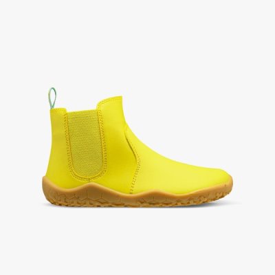 Vivobarefoot Fulham Rubber II - Dětské Tenisky Žluté (RBM158342)